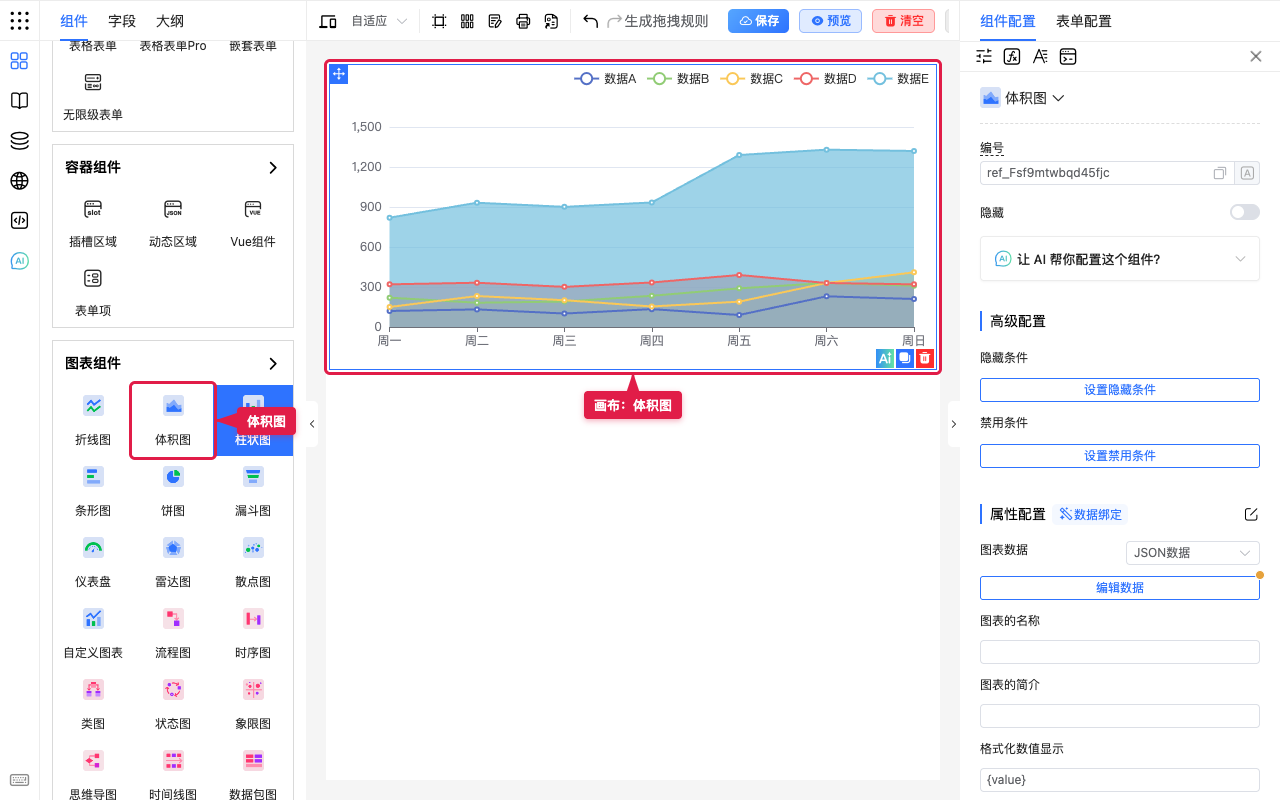 体积图